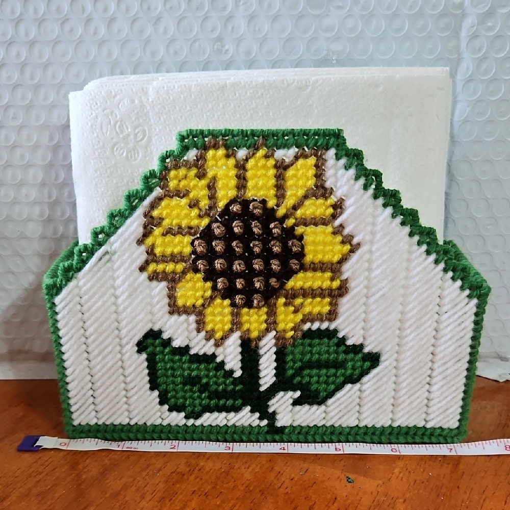 Handcrafted Sunflower Napkin Holder